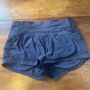 Navy Lulu Lemon shorts
